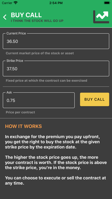 In The Money app screenshot 2