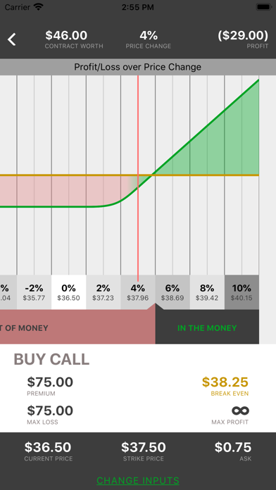 In The Money app screenshot 3